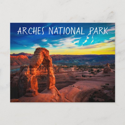 Carte Postale Arches Parc National Utah Souvenir Voyage (Devant)