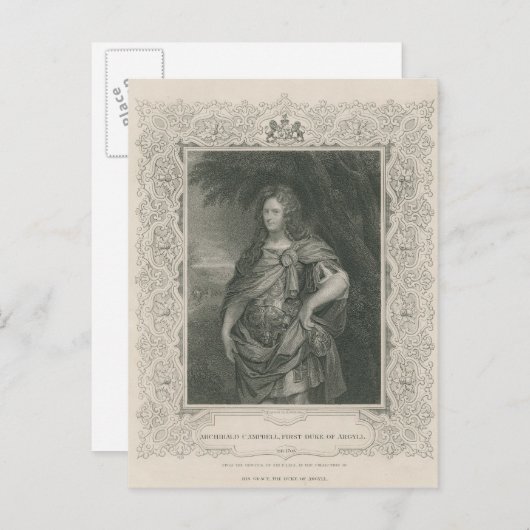 Carte Postale Archibald Campbell (Devant / Derrière)