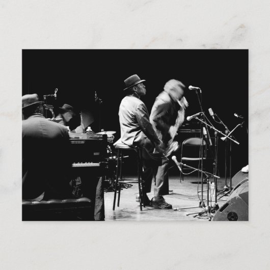 Carte Postale Archie Shepp Denis Colin 5 Banlieues Bleues 2010 (Devant)