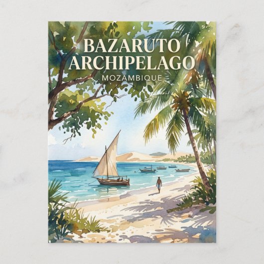 Carte Postale Archipel de Bazaruto Mozambique (Devant)