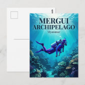 Carte Postale Archipel de Mergui Myanmar (Devant / Derrière)