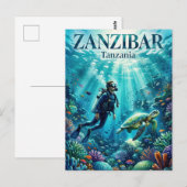 Carte Postale Archipel de Zanzibar Tanzanie (Devant / Derrière)
