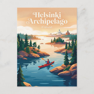 Carte Postale Archipel d'Helsinki Finlande