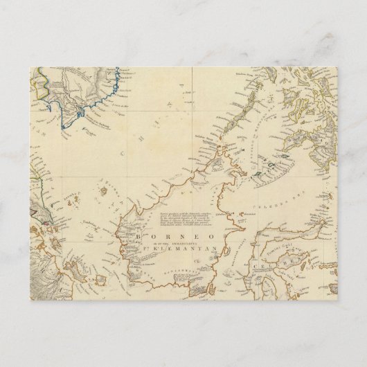 Carte Postale Archipel malais (Devant)
