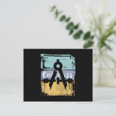 Carte Postale Architect Engineer Vintage Retro Compass (Debout devant)