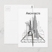 Carte Postale Architectes (Devant / Derrière)