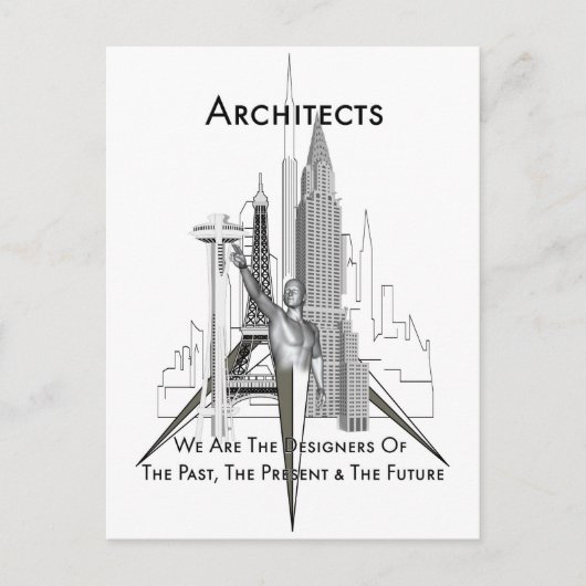 Carte Postale Architectes (Devant)