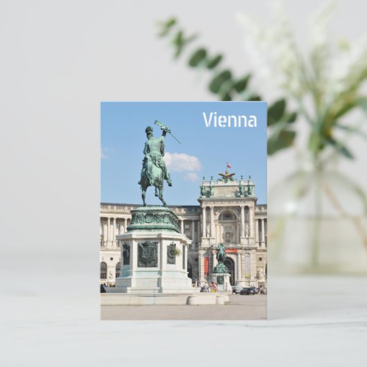 Carte Postale Architecture à Vienne, Autriche (Debout devant)