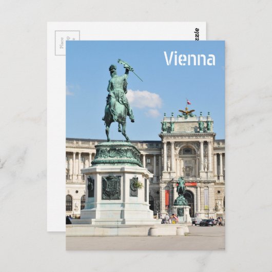 Carte Postale Architecture à Vienne, Autriche (Devant / Derrière)