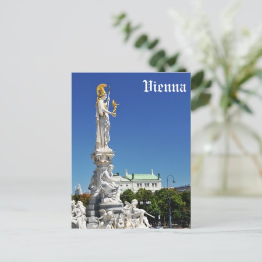 Carte Postale Architecture à Vienne, Autriche (Debout devant)