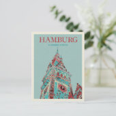 Carte Postale Architecture allemande exceptionnelle Hambourg Cit (Debout devant)