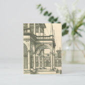 Carte Postale Architecture Ancienne, Cour romaine avec Colonnes (Debout devant)