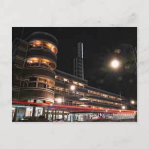 Carte Postale Architecture Art Déco Esthétique Indonésie Voyage