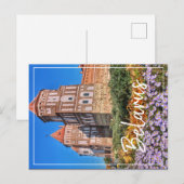 Carte postale Architecture Château de Mir Bélarus  (Devant / Derrière)