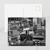 Carte Postale Architecture Cityscape Monochrome du Cap (Devant / Derrière)