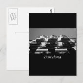 Carte Postale Architecture de Barcelone (Devant / Derrière)