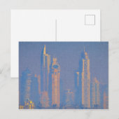 Carte Postale Architecture De Dubaï Art (Devant / Derrière)
