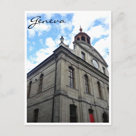 Carte Postale architecture de genève (Devant)