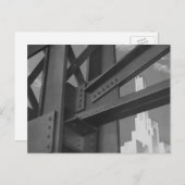 Carte Postale Architecture de gratte-ciel de construction en aci (Devant / Derrière)