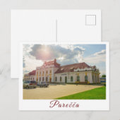 Carte Postale Architecture de la gare de Parecche / Porechye en  (Devant / Derrière)