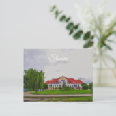 Carte Postale Architecture de la gare de Slonim (Debout devant)