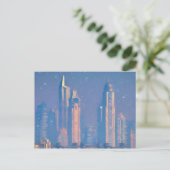 Carte Postale Architecture de l'art de Dubaï (Debout devant)