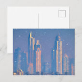 Carte Postale Architecture de l'art de Dubaï (Devant / Derrière)