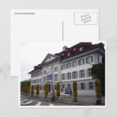 Carte Postale architecture de lucerne (Devant / Derrière)