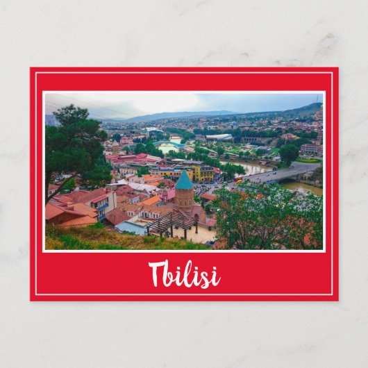 Carte Postale Architecture de rue Tbilissi Georgia (Devant)