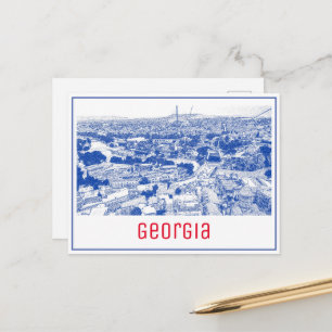 Carte Postale Architecture de rue Tbilissi Georgia