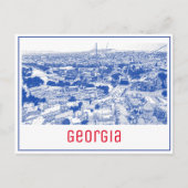 Carte Postale Architecture de rue Tbilissi Georgia (Devant)