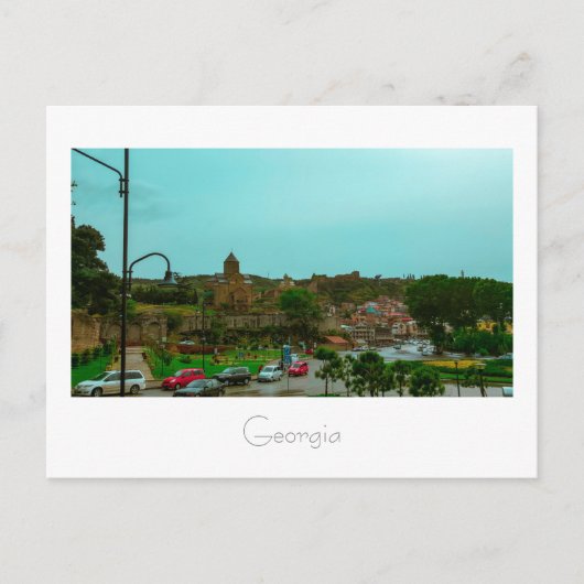 Carte Postale Architecture de rue Tbilissi Georgia (Devant)
