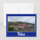 Carte Postale Architecture de rue Tbilissi Georgia (Devant / Derrière)