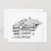 Carte Postale Architecture de rue Tbilissi Georgia (Devant / Derrière)