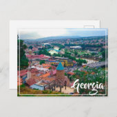 Carte Postale Architecture de rue Tbilissi Georgia (Devant / Derrière)