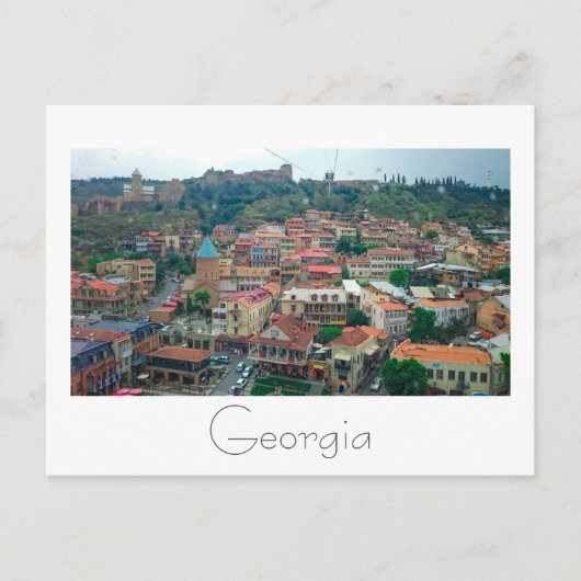 Carte Postale Architecture de rue Tbilissi Georgia (Devant)