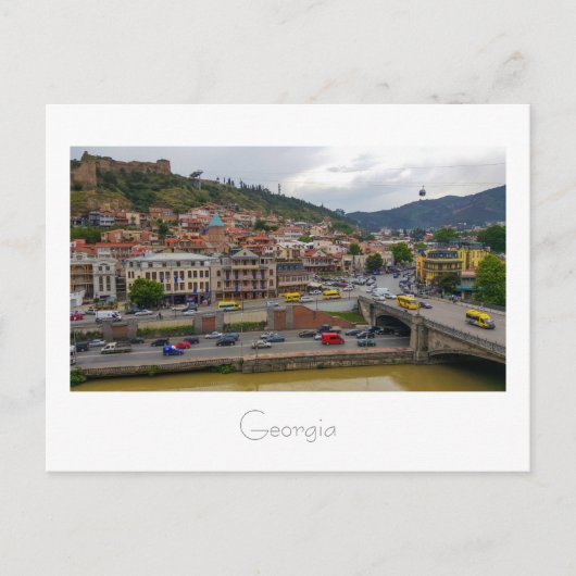 Carte Postale Architecture de rue Tbilissi Georgia (Devant)