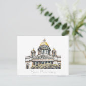 Carte postale Architecture de Saint-Pétersbourg Ru (Debout devant)