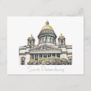Carte postale Architecture de Saint-Pétersbourg Ru