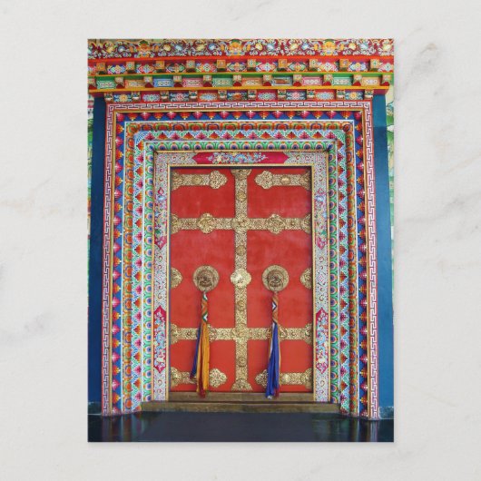 Carte Postale Architecture des monastères bouddhistes tibétains (Devant)