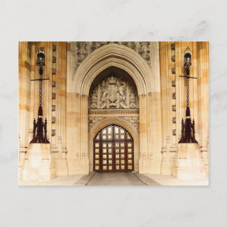 Carte Postale Architecture des portes du Parlement britannique