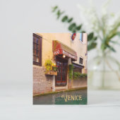 Carte Postale Architecture du Canal de Venise Ristorante (Debout devant)