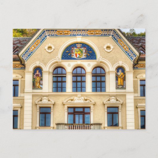 Carte Postale Architecture du Liechtenstein (Devant)