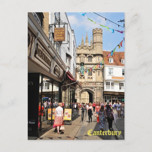 Carte Postale Architecture en Canterbury, Kent, Angleterre (Devant)