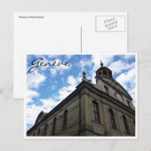 Carte Postale architecture genève (Devant / Derrière)
