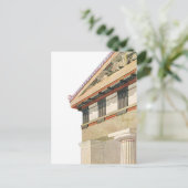 Carte Postale Architecture grecque vintage, Temple d'Athéna (Debout devant)
