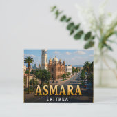 Carte Postale Architecture italienne d'Asmara et Érythrée intemp (Debout devant)