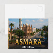Carte Postale Architecture italienne d'Asmara et Érythrée intemp (Devant / Derrière)