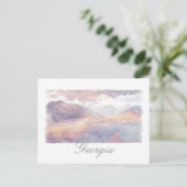 Carte postale Architecture Nature de Géorgie Kazbe (Debout devant)