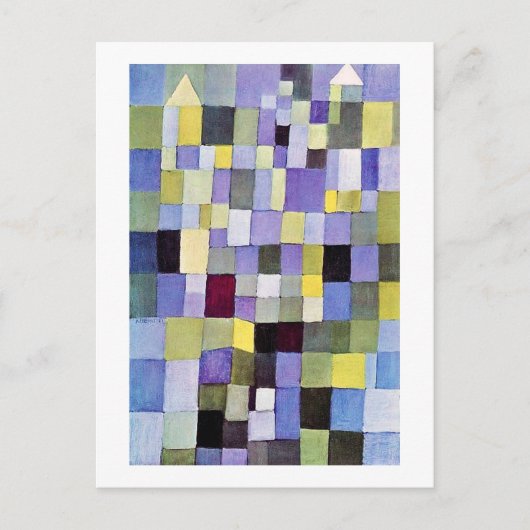 Carte Postale Architecture, Paul Klee (Devant)